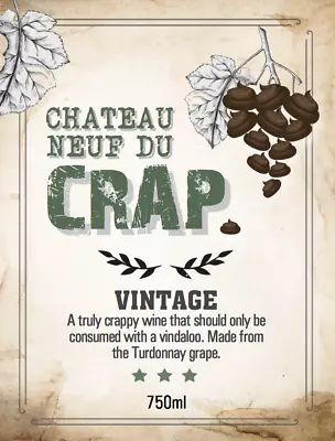 £2.95 • Buy Humorous Funny Wine Champagne Bottle Sticky Labels Sticker Birthday Party Gifts