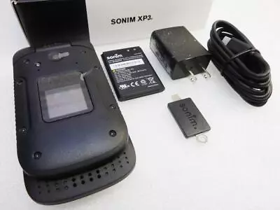 NEW Sonim XP3 XP3800 4G LTE Rugged Flip Phone 8GB | Sprint | Black SONXP3800BLK • $49.99