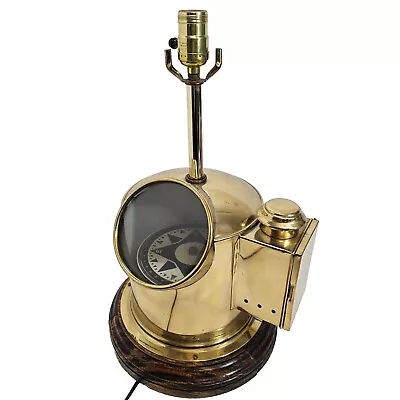 Lamp Table Ships Binnacle Compass Converted DHR Holland Nautical Maritime VTG • $199.98