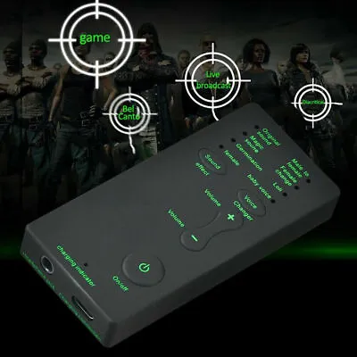 Microphone Voice Changer 7 Different Sound Changes For PS4 Xbox PC Phone Tablet • $13.99