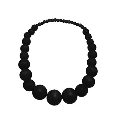  Ethnic Natural Wood Beads Necklace For Men Women Africa Wooden Short Black • $24.26