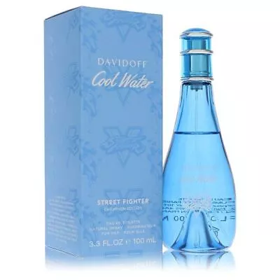 Cool Water Street Fighter Perfume By Davidoff EDT Spray 3.3oz/100ml For Women • $33.17