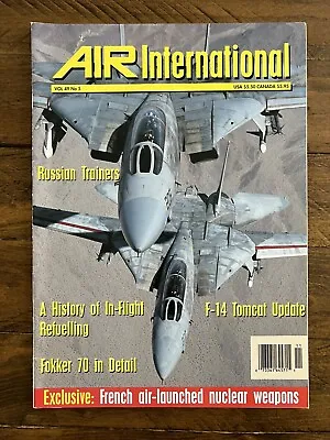 11/95 Air International Mag. F-14 Tomcat Navy Fokker 70 Airlines  • $5