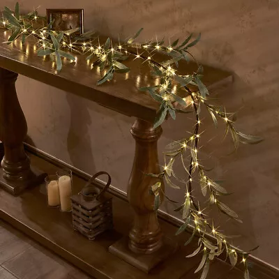 Hairui Olive Garland Lights Garland String 6FT For Home Christmas Spring Decor • $32.99