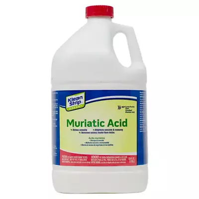 1 Gal. Green Muriatic Acid Brightens Concrete Masonry Cleaning Supplies Home New • $12.50