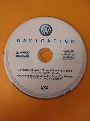 VW  Navigation DVD  FOR NAVIGATION SYSTEM RSN 510 7L6919859 VERSION 3M OEM🟠 • $46.95