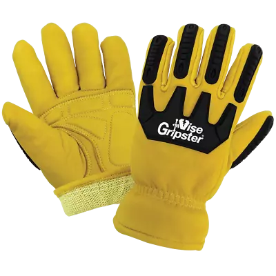 Vise Gripster® Premium Goatskin Aralene® Cut Resis.A6-Arc Rating Gloves -F.Ship • $8.99