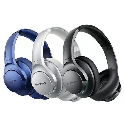 $65.99 • Buy Soundcore By Anker Life Q20 Wireless Over Ear Headphones Active Noise Cancelling