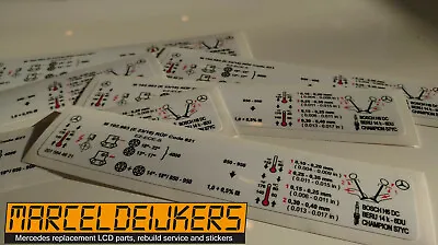 Mercedes-Benz 190E 2.3-16 Rüf Code 821 Sticker 16v W201 2015844621 New M102983 • $10.70