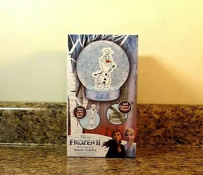 Disney Frozen 2 Make Your Own Olaf Glitter Snow Globe Arts Craft Kit NEW • $14.95