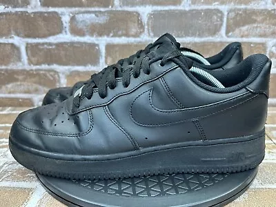 Nike Air Force 1 '07 Sneaker Black 315122-001 Mens Size 11 • $32.95