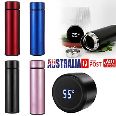 $20.66 • Buy 500ml Vacuum Flask Thermos Coffee Cup Insulated Tea Bottle Water Mug Stainless