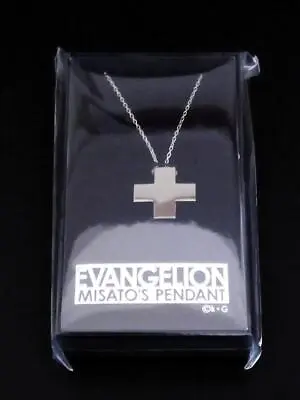 $71.50 • Buy Evangelion Misato Katsuragi Model Necklace Cross Pendant Silver 