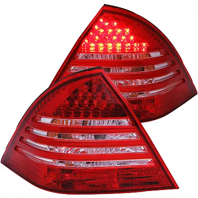 ANZO For 2001-2004 Mercedes Benz C Class W203 Taillights Red/Smoke • $151.50