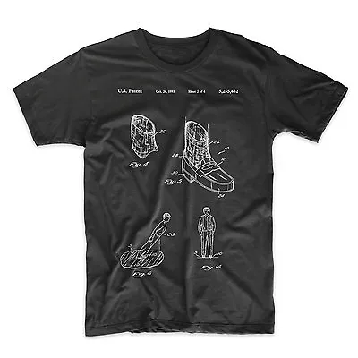 £20.78 • Buy Michael Jackson Anti Gravity Shoes Art Patent T-Shirt. Black, White Or Gray NEW