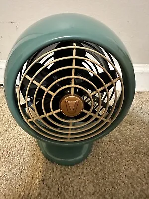 Vintage Vornado Mini Fan  Green 2 Speed Table TopTESTED NEW WITHOUT BOX. • $125