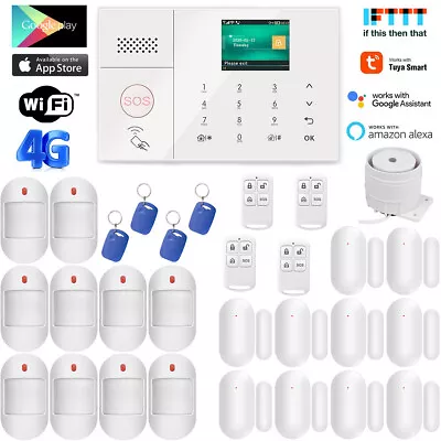 F05 WiFi+4G TUYA APP Wireless DIY Home Security Alarm Burglar System Auto Dialer • $289.99