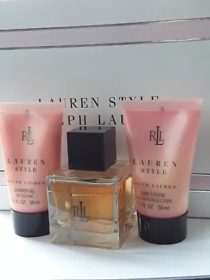 Ralph Lauren Style Gift Set 75ml Edp Spray+50ml Shower Gel+50ml Body Lotion  • £69