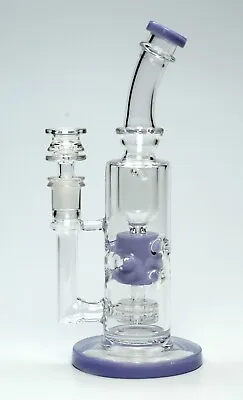 10 Inch Vortex Cyclone Matrix Smoking Water Pipe Bubbler Bong (Milky Purple) • $74.99