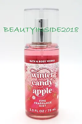 Bath And Body Works WINTER CANDY APPLE Travel Size Fine Fragrance Mist 2.5 Fl Oz • $11.95