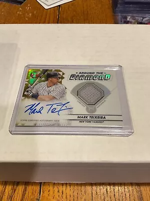 Mark Teixeira 2023 Topps Pristine Around The Diamond AUTO Relics Refractor #/50 • $25