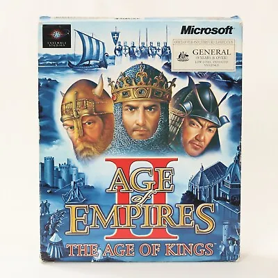 Age Of Empires II: The Age Of Kings Vintage PC Game *BIG BOX GAME* • $58.45