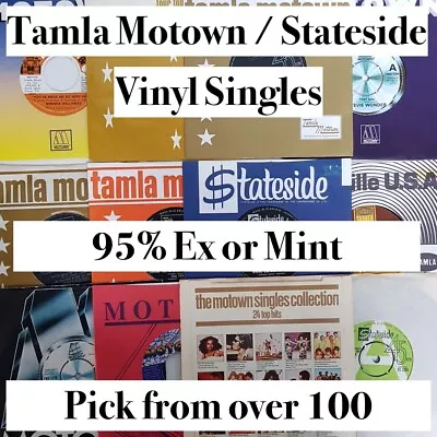 TAMLA MOTOWN / STATESIDE - 45rpm SINGLES (1963-1990) Pick From Over 100 Records • £6.95