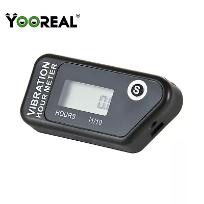 Digital Vibration Hour Meter Maintenance Reminders For Lawn Mower Generator • $16.99