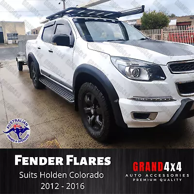Fender Flares Guard Arch Cover Matte Black To Suit Holden Colorado 2012 - 2016 • $269