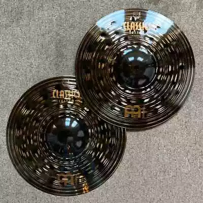 Used Meinl Classics Custom Dark Hi Hat Cymbals 15  • $197.99