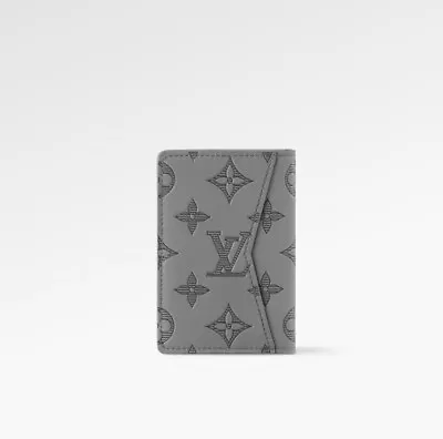 Louis Vuitton Men’s Shadow Leather Pocket Organizer Wallet • $299