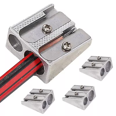 4XManual Pencil Sharpener2-Hole Pencil Sharpener Magnesium Alloy Wedge Profile • $8.27