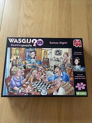 Wasgij 1000 Piece Jigsaw Puzzle No.25 Games Night! • £0.99