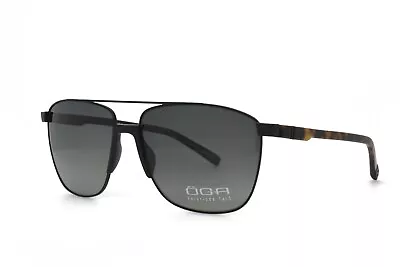 Oga Sun 10085o Nt22 62-16-145 Polarized Black Brown Tortoise New Sunglasses • $69.99