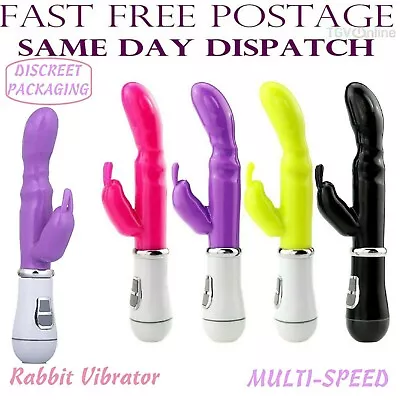 $14.95 • Buy Vibrator Womens Multi Speed Dildo Rabbit Vaginal Anal Clit Female Wand Sex Toy