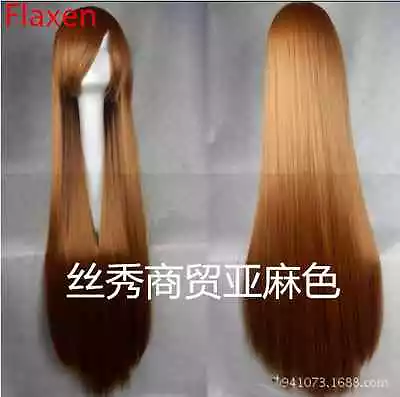 New 100CM Long Straight Wigs Women Cosplay Full  Wig More Colors Party Club • $18.99