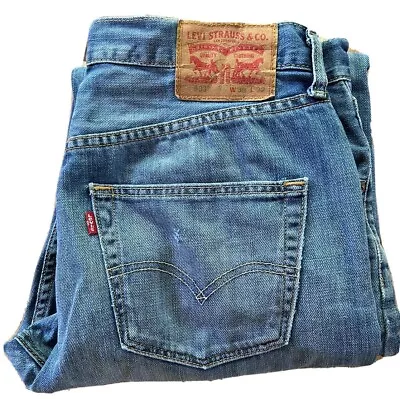 Levi’s 503 Blue Jeans 36X32 Straight Leg Pants Zipper Fly • $39