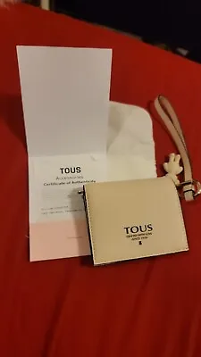 Small Beige TOUS Pop Wallet • $80