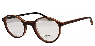 New Louis Belgium Mustache 8004m Boys Brown / Orange Eye Glasses Frame 45/21-145 • $119