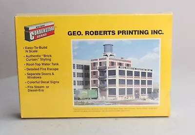 Walthers 933-3231 N Scale GEO. Roberts Printing Inc. Structure Kit • $38.41