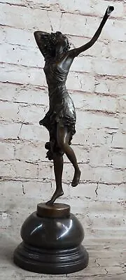 Absolutely Gorgeous Vintage Art Deco Bronze Dancer Statue Sculpture Sale Artwork • $179.50