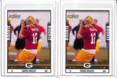 (2) LOT 2005 Score Aaron Rodgers Rookie RC #352 • $5.50