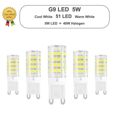 £6.70 • Buy 5/10x G9 LED Bulb 5W ≈ 40W Capsule Light Replace G9 Halogen Energy Saving