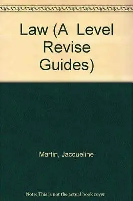 Longman A-level Revise Guide: Law (GCE Geography R... By Charman Mary Paperback • £5.50