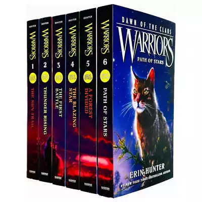 Warriors Cats Dawn Of The Clans Prequel Book 1-6 Series 5 Books C |  Erin Hunter • £19.99