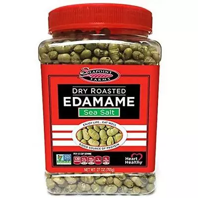 Seapoint Farms Sea Salt Dry Roasted Edamame Healthy Gluten-Free Snacks 27 Oz • $23.69