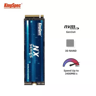 $39.95 • Buy KingSpec M2 NVME PCIe 4.0 Internal SSD 128GB 256GB 512GB 1TB 2TB Laptop Desktop