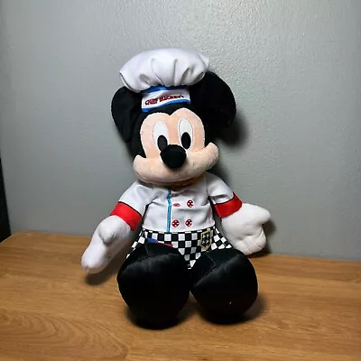 Disney World Parks Store Contemporary Resort Chef Mickey Mouse Plush Doll Toy 13 • $24.95