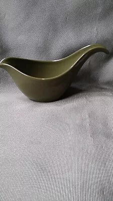 Vintage Midwinter Stylecraft Fashion Shape Green Riverside Gravy Sauce Boat • £6.99