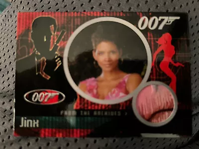 James Bond 4 COLOR VARIATION Halle Berry Dress Relic Costume Prop Card CC6 • £142.44